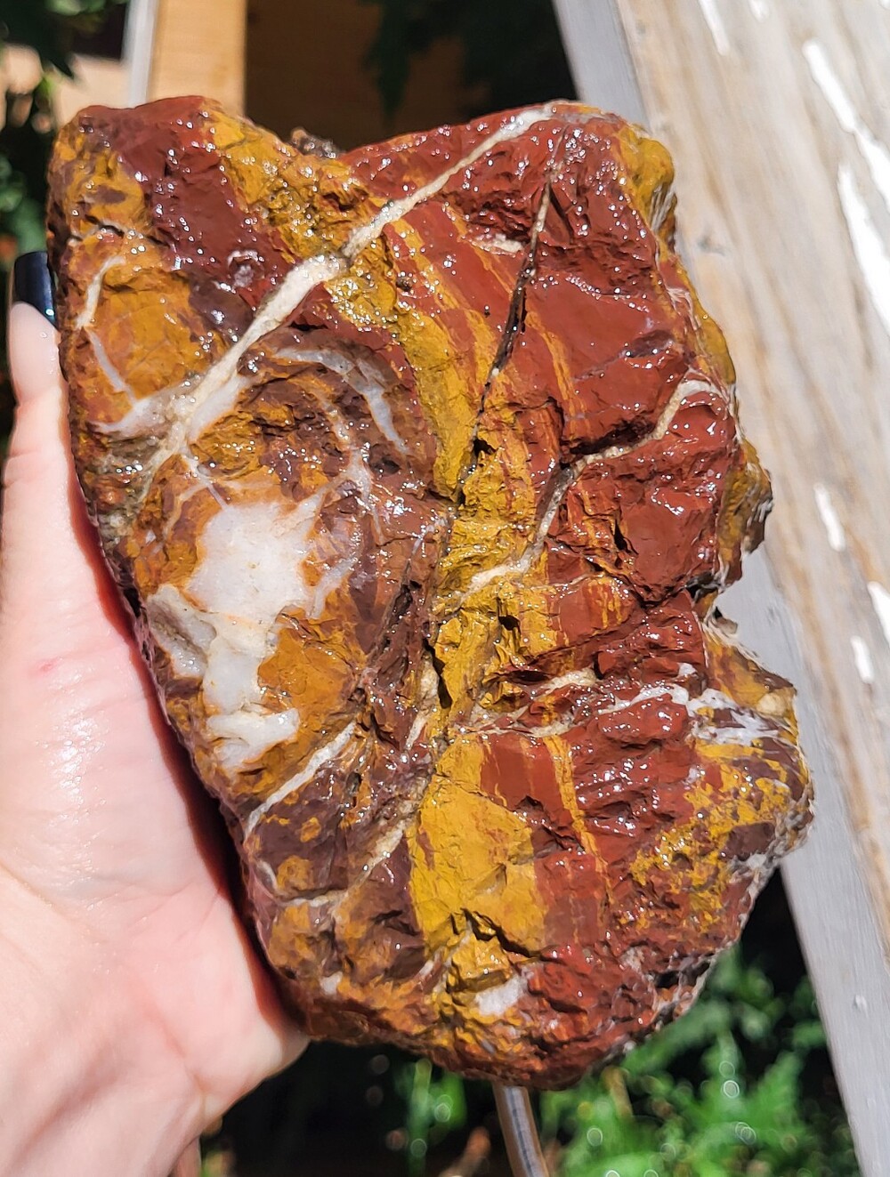 Huge Colorful Piece Of Jasper